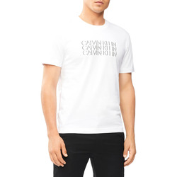 Textil Muži Trička s krátkým rukávem Calvin Klein Jeans K10K107158 Bílý