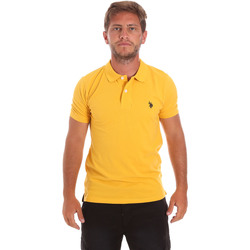Textil Muži Polo s krátkými rukávy U.S Polo Assn. 51007 49785 Žlutá