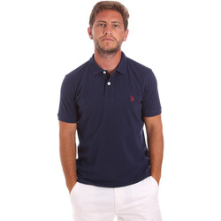 Textil Muži Polo s krátkými rukávy U.S Polo Assn. 51007 49785 Modrý