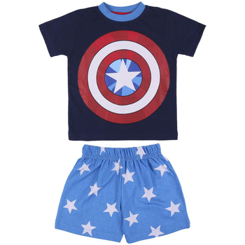 Textil Chlapecké Pyžamo / Noční košile Capitan America 2200007294 Modrá