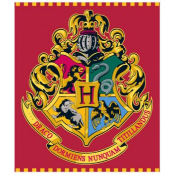 Bydlení Deka Harry Potter HP 52 48 128 Červená