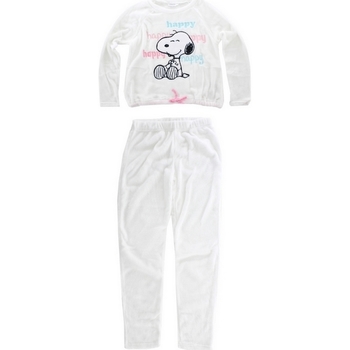 Textil Ženy Pyžamo / Noční košile Snoopy HS3644 WHITE Blanco