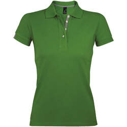 Textil Ženy Polo s krátkými rukávy Sols PORTLAND POLO MUJER Zelená