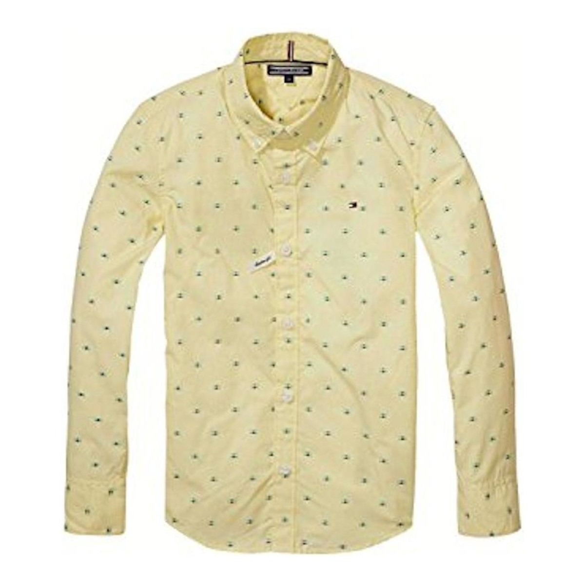 Textil Chlapecké Košile s dlouhymi rukávy Tommy Hilfiger  Žlutá