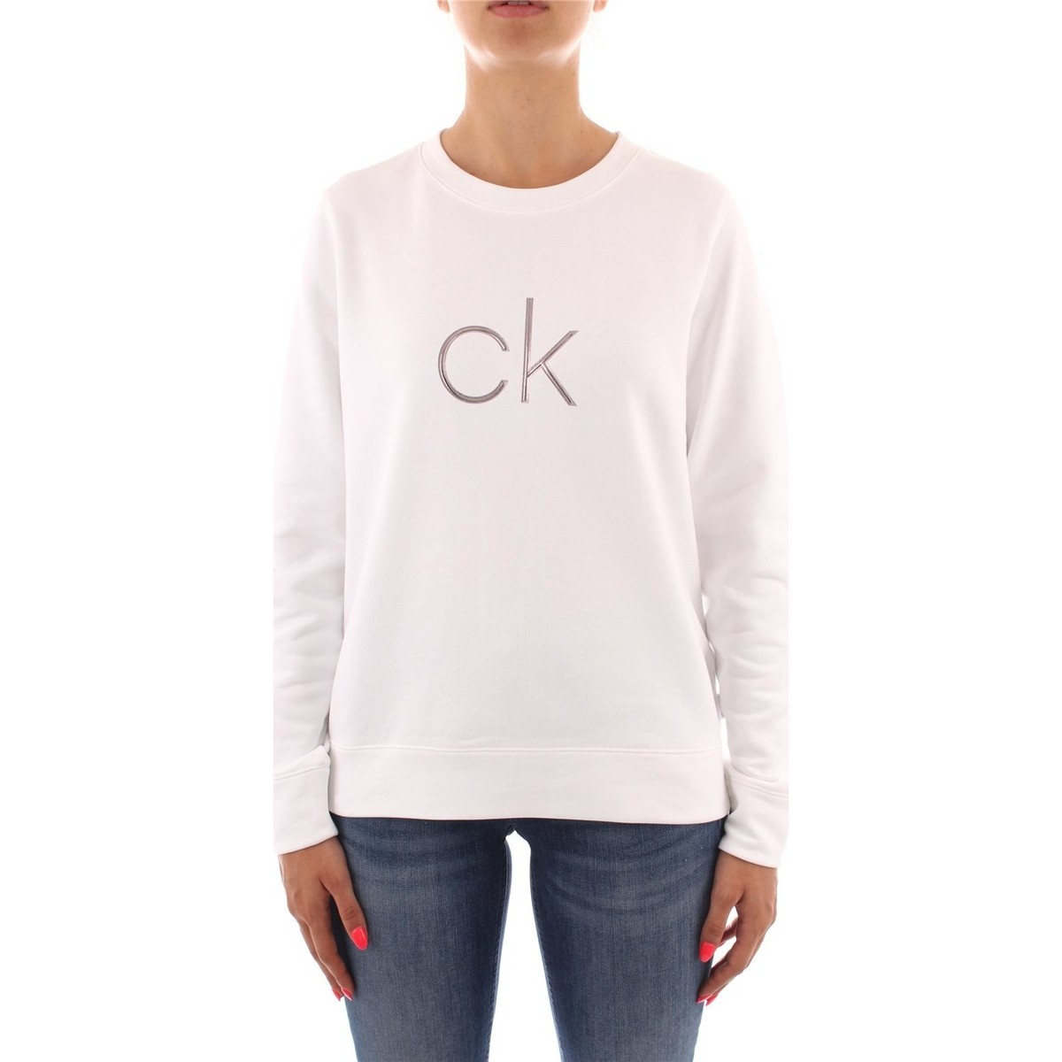 Textil Ženy Mikiny Calvin Klein Jeans K20K203000 Bílá