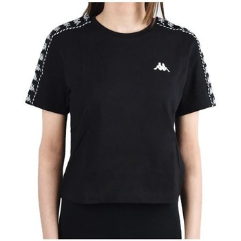 Textil Ženy Trička s krátkým rukávem Kappa Inula Tshirt Černá