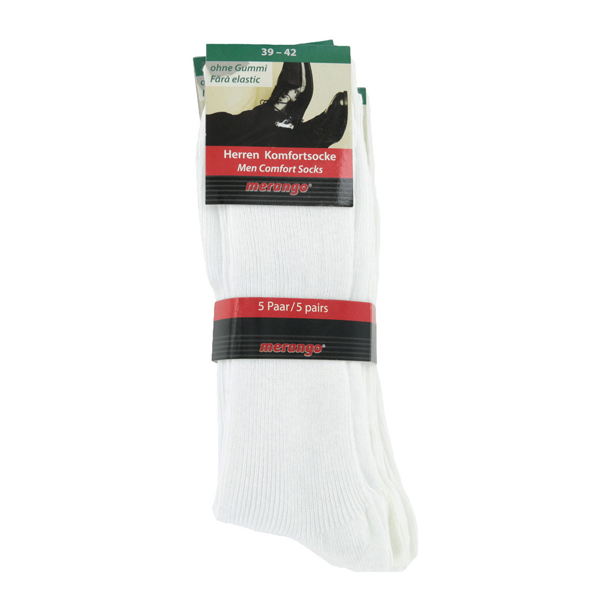 Spodní prádlo Muži Ponožky Merango Pack x5 Socks Bílá