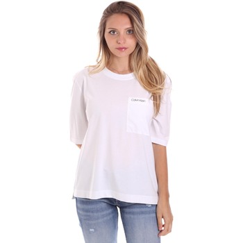 Textil Ženy Trička s krátkým rukávem Calvin Klein Jeans K20K202941 Bílý