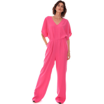 Textil Ženy Overaly / Kalhoty s laclem Alessia Santi 911AD25015 Růžový