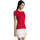 Textil Ženy Trička s krátkým rukávem Sols REGENT FIT CAMISETA MANGA CORTA Červená