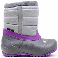 Boty Děti Zimní boty adidas Originals Winterfun Girl Šedé, Fialové