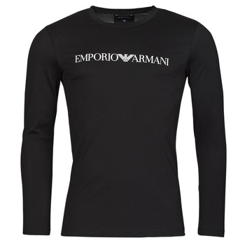 Textil Muži Trička s dlouhými rukávy Emporio Armani 8N1TN8 Černá