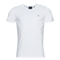 Textil Muži Trička s krátkým rukávem Gant ORIGINAL SLIM V-NECK T-SHIRT Bílá