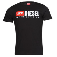 Textil Muži Trička s krátkým rukávem Diesel T-DIEGOR-DIV Černá