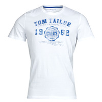 Textil Muži Trička s krátkým rukávem Tom Tailor 1008637 Bílá