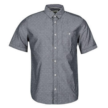 Textil Muži Košile s krátkými rukávy Tom Tailor REGULAR STRUCTURED SHIRT Tmavě modrá / Sepraný