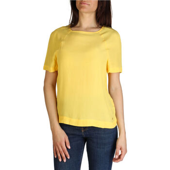Textil Ženy Trička s krátkým rukávem Tommy Hilfiger - xw0xw01059 Žlutá