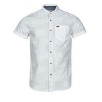 Textil Muži Košile s krátkými rukávy Deeluxe ETHNIC SH M Bílá