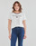Textil Ženy Trička s krátkým rukávem U.S Polo Assn. LETY 51520 CPFD Bílá