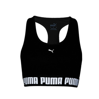 Textil Ženy Sportovní podprsenky Puma MID IMPACT PUMA STRONG BRA PM Černá