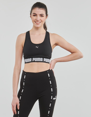 Textil Ženy Sportovní podprsenky Puma MID IMPACT PUMA STRONG BRA PM Černá