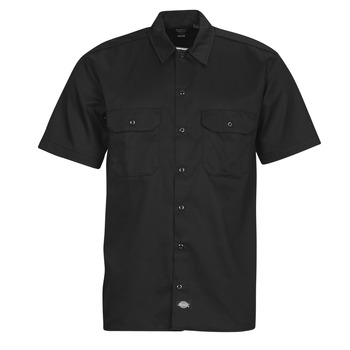 Textil Muži Košile s krátkými rukávy Dickies WORK SHIRT SS REC Černá