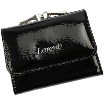 Lorenti Peněženky Kožená černá malá dámská peněženka RFID v krabičce - Černá