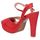 Boty Ženy Sandály Own W1901207. Červená