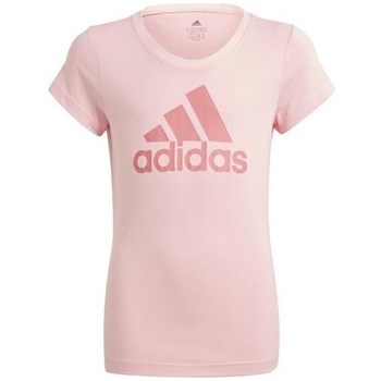 Textil Dívčí Trička s krátkým rukávem adidas Originals Essentials Tee Růžová