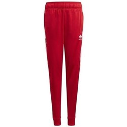 Textil Dívčí Kalhoty adidas Originals Adicolor Sst Track Červená