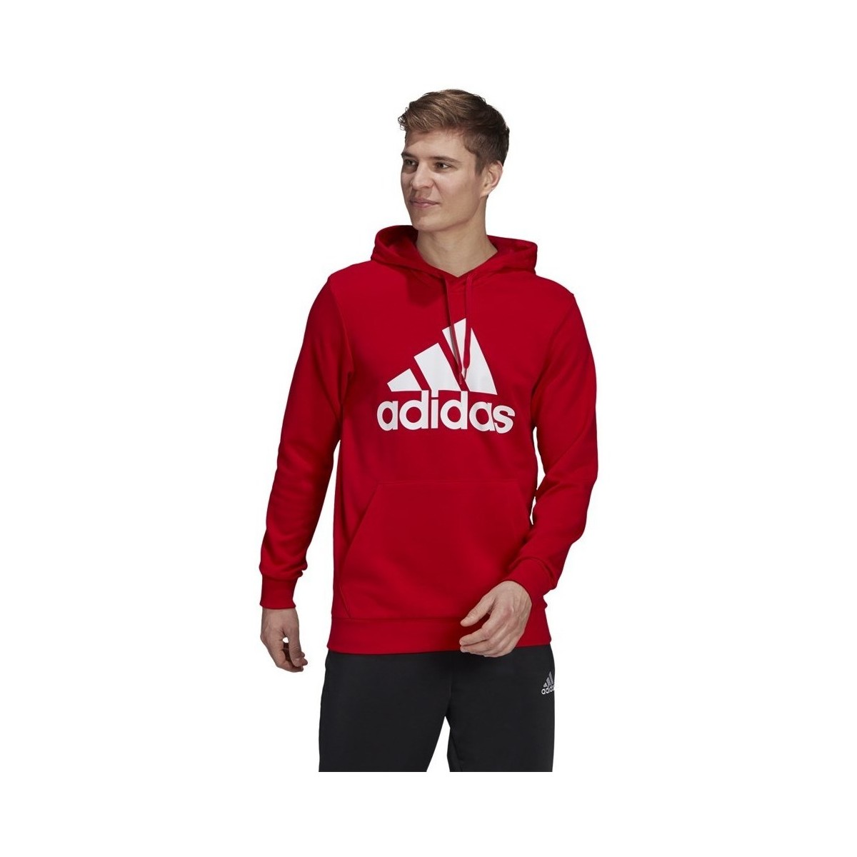 Textil Muži Mikiny adidas Originals Essentials Fleece Big Logo Hoodie Červená