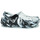 Boty Pantofle Crocs CLASSIC MARBLED CLOG Černá / Bílá