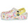Boty Dívčí Pantofle Crocs CLASSIC CLOG  creative dye Bílá
