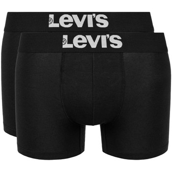 Spodní prádlo Muži Boxerky Levi's Boxer 2 Pairs Briefs Černá