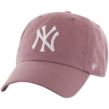 '47 Brand Kšiltovky New York Yankees MLB Clean Up Cap - Růžová