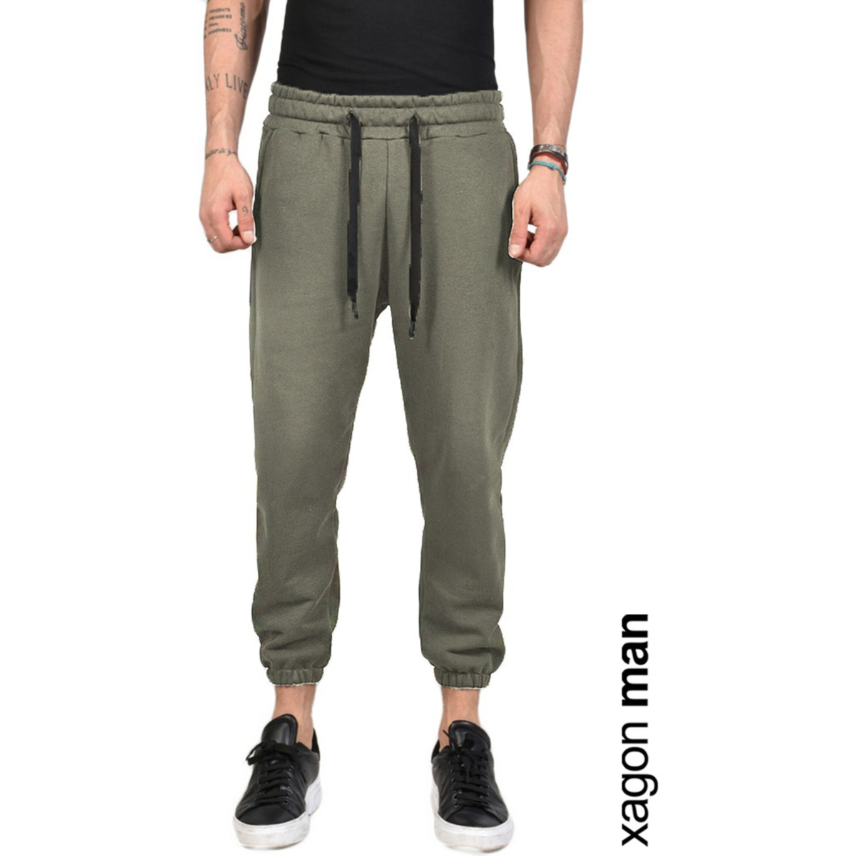 Textil Muži Kalhoty Xagon Man MDAWS7 Zelená