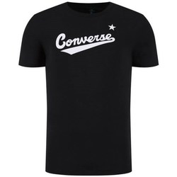 Textil Muži Trička s krátkým rukávem Converse Center Front Logo Černé