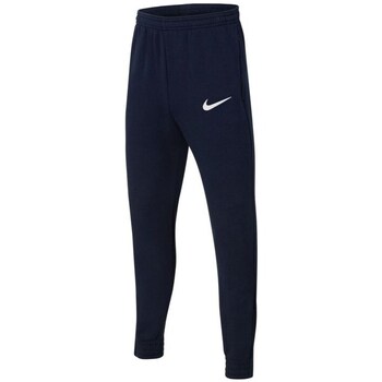 Textil Chlapecké Kalhoty Nike JR Park 20 Fleece Tmavomodré
