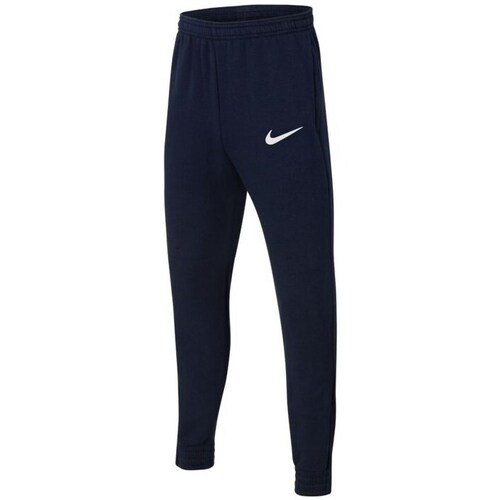 Textil Chlapecké Kalhoty Nike JR Park 20 Fleece Tmavě modrá