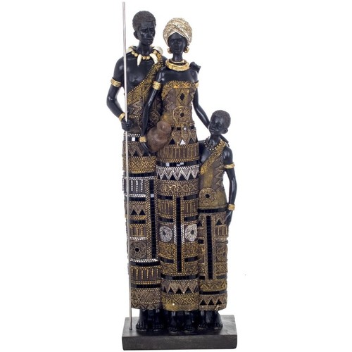 Bydlení Sošky a figurky Signes Grimalt Africká Postava Černá
