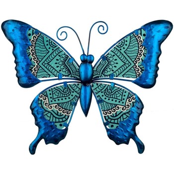 Bydlení Sošky a figurky Signes Grimalt Obrázek Motýl Modrá