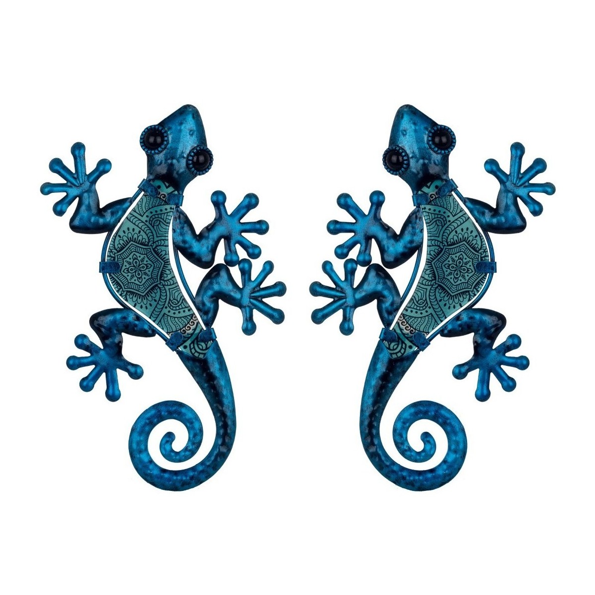 Bydlení Sošky a figurky Signes Grimalt Obrázek Lizards 2 Jednotky Modrá
