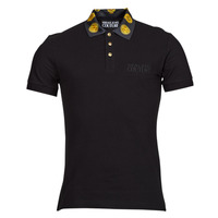 Textil Muži Polo s krátkými rukávy Versace Jeans Couture 72GAGT05 Černá