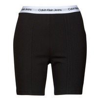 Textil Ženy Kraťasy / Bermudy Calvin Klein Jeans REPEAT LOGO MILANO CYCLING SHORT Černá