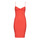 Textil Ženy Krátké šaty Calvin Klein Jeans STRAPPY TWISTED RIB DRESS Korálová
