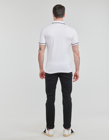 Calvin Klein Jeans TIPPING SLIM POLO Bílá / Černá