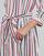 Textil Ženy Společenské šaty Tommy Hilfiger VISCOSE MIDI SHIRT DRESS 3/4 SLV Bílá / Modrá / Červená