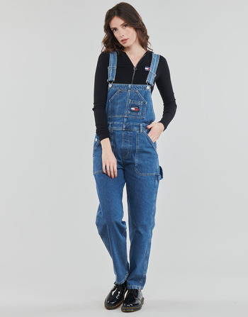 Textil Ženy Overaly / Kalhoty s laclem Tommy Jeans DENIM DNGR CE611 Modrá