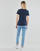 Textil Ženy Trička s krátkým rukávem Tommy Jeans TJW SKINNY ESSENTIAL LOGO 1 SS Tmavě modrá