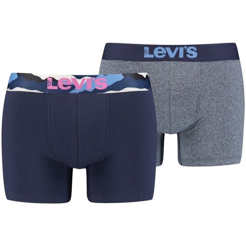 Spodní prádlo Muži Boxerky Levi's Boxer 2 Pairs Briefs Modrá